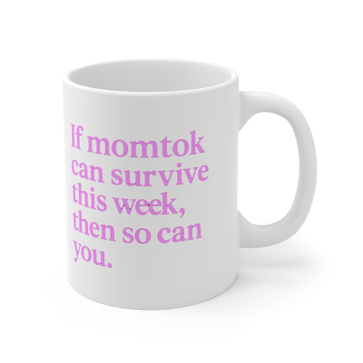 MomTok Survivor Pep Talk | Funny Mom Mug, Coffee Boost Cup, Chaos Mom Gift