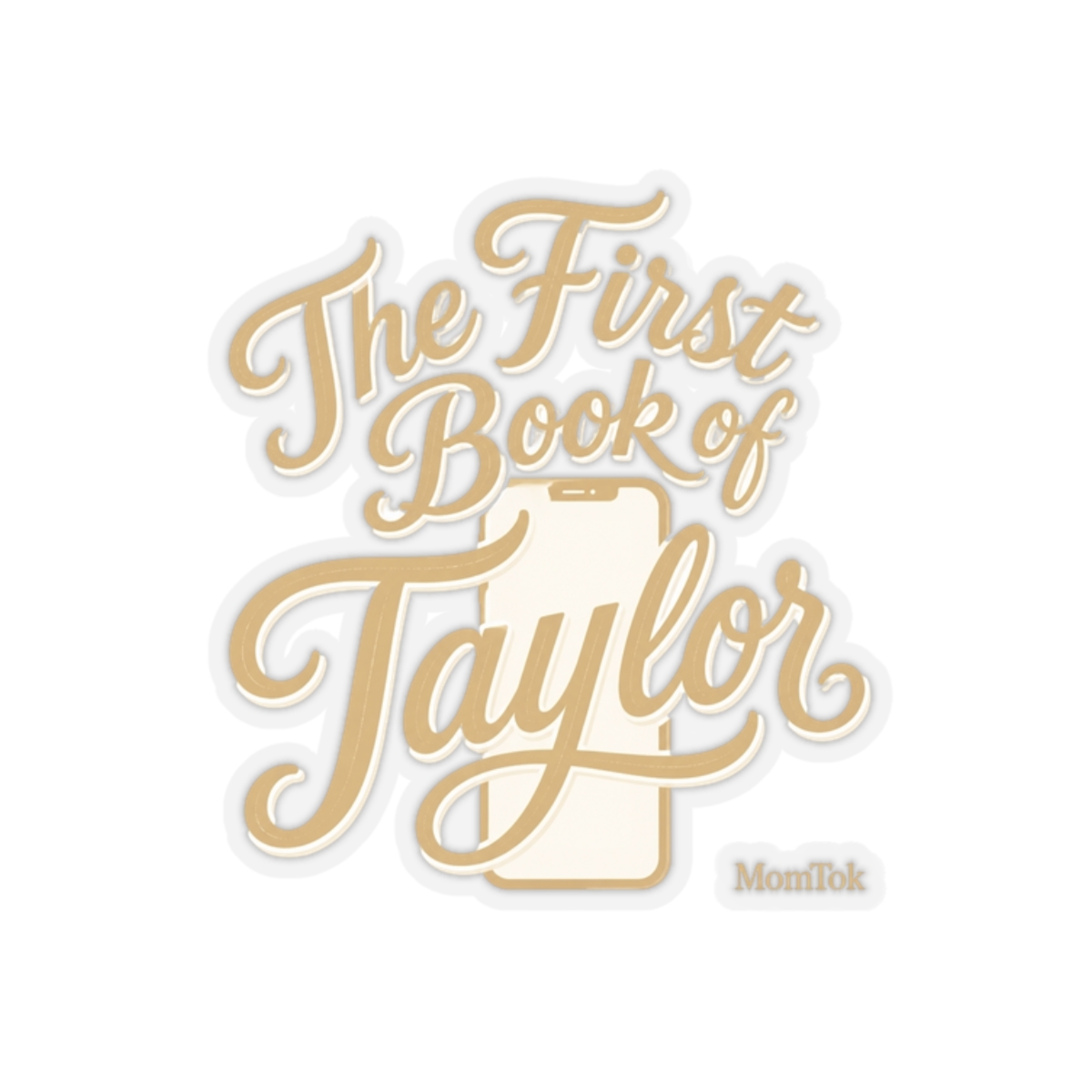 The Secret Lives of Mormon Wives "The First Book of Taylor" Sticker