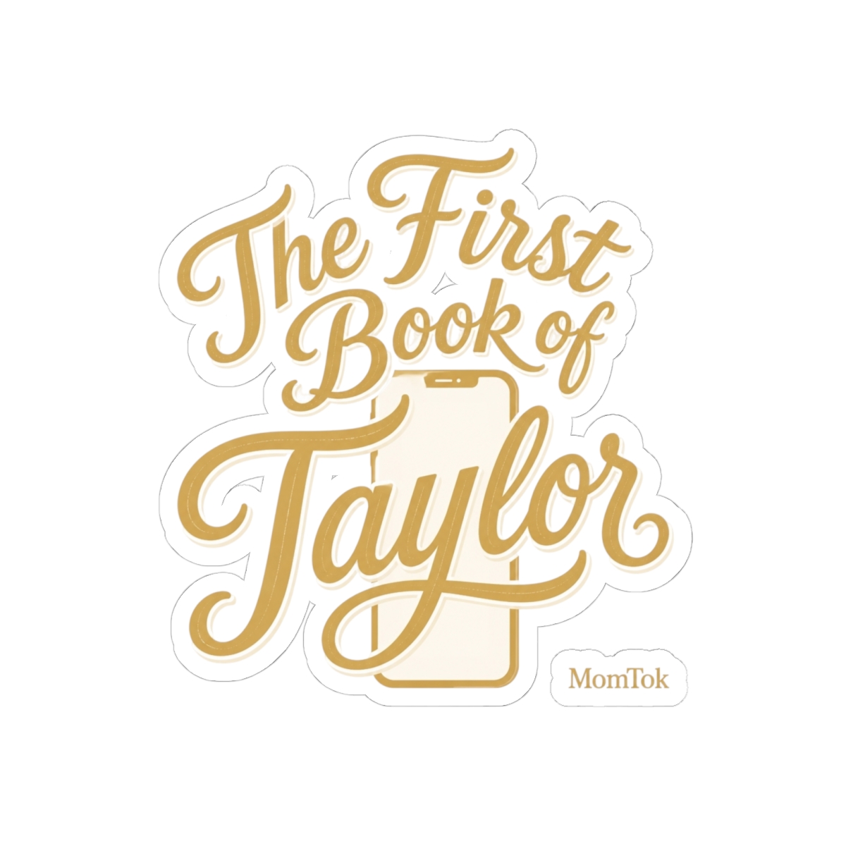 The Secret Lives of Mormon Wives "The First Book of Taylor" Sticker